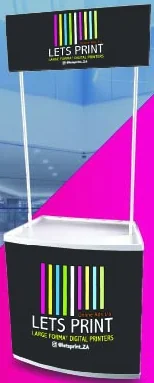 Branded Kiosk as shown in the Lets Print 2026 catalogue