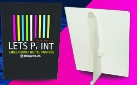 Counter Cards as shown in the Lets Print 2026 catalogue