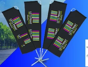 Fountain Flag Telescopic as shown in the Lets Print 2026 catalogue