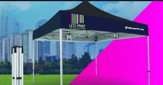 Gazebo 3 x 3m Executive Unit as shown in the Lets Print 2026 catalogue