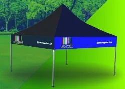 Gazebo Ecotyp Unit as shown in the Lets Print 2026 catalogue