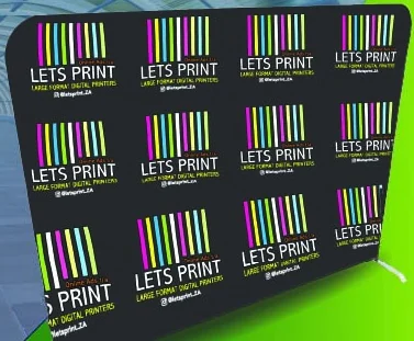 Slimline Banner Wall as shown in the Lets Print 2026 catalogue