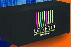 Table Cloth Box Shape as shown in the Lets Print 2026 catalogue
