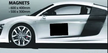 Vehicle Magnets as shown in the Lets Print 2026 catalogue